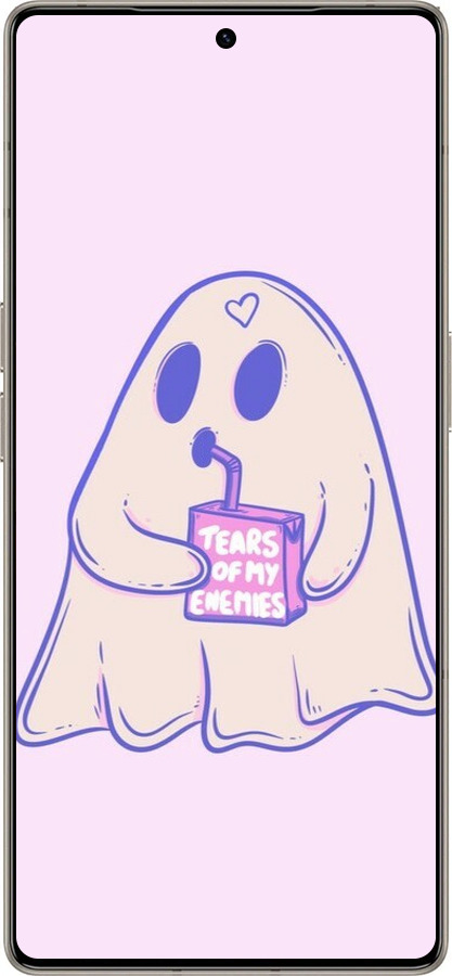 Силиконовый чехол Милый призрак для Infinix Note 50 Pro+ - 6507u-4041 изображение 