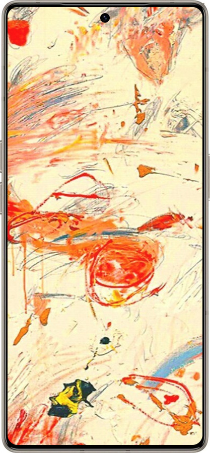 Силиконовый чехол Динамичная картина с хаотичными мазками для Infinix Note 50 Pro+ - 6540u-4041 изображение 