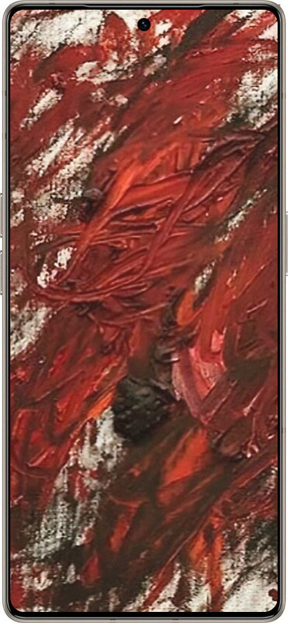 Силиконовый чехол Абстрактная композиция в красных тонах для Infinix Note 50 Pro+ - 6541u-4041 изображение 