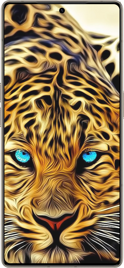 Силиконовый чехол Леопард для Infinix Note 50 Pro+ - 6611u-4041 изображение 