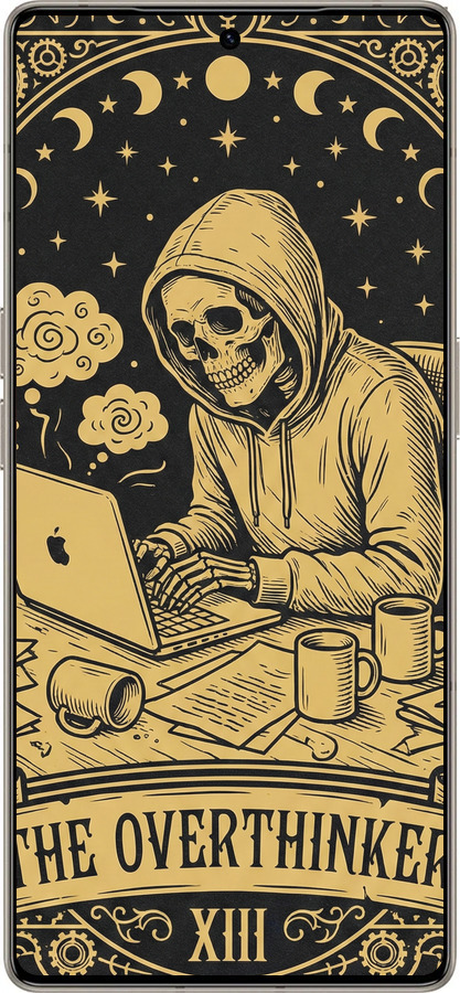 Силиконовый чехол The Overthinker для Infinix Note 50 Pro+ - 6774u-4041 изображение 