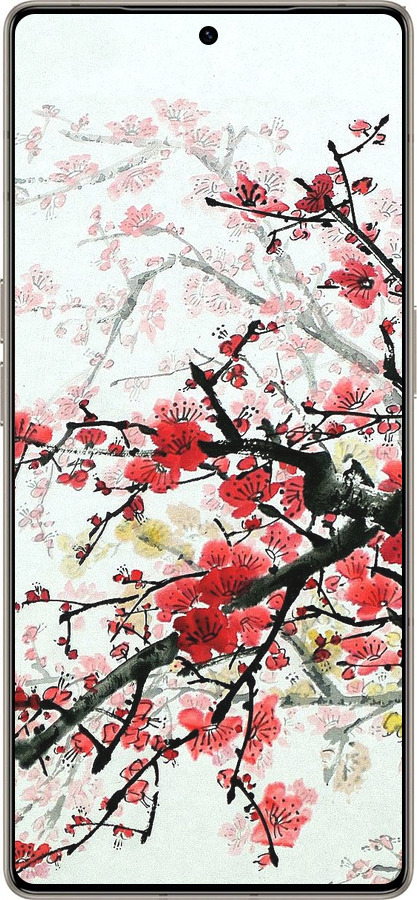 Силиконовый чехол Цветущий куст для Infinix Note 50 Pro+ - 831u-4041 изображение 