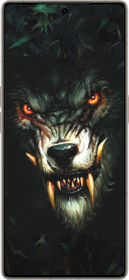 Силиконовый чехол Дьявольский волк для Infinix Note 50 Pro+ - 833u-4041 изображение 