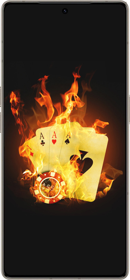 Силиконовый чехол Горящие карты для Infinix Note 50 Pro+ - 839u-4041 изображение 