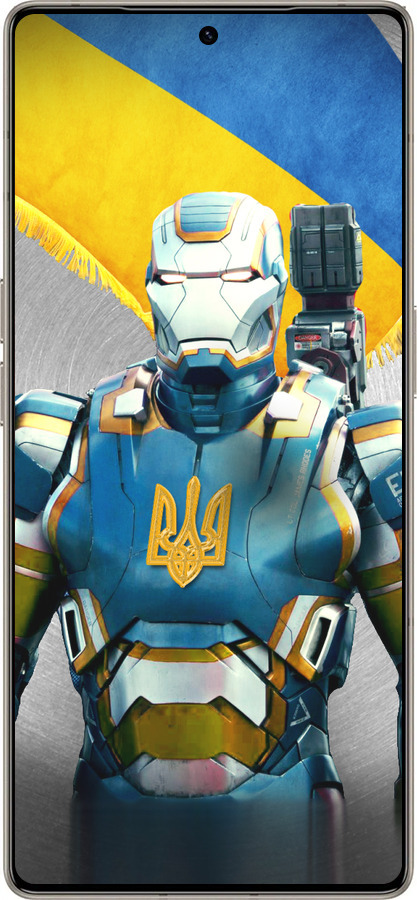 Силиконовый чехол Украинский киборг для Infinix Note 50 Pro+ - 980u-4041 изображение 