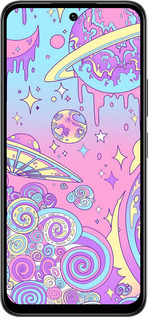 Силіконовий чехол Рожева галактика для Infinix Smart 10 PLus - 4146u-4108 изображение 