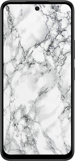 Силиконовый чехол Мрамор белый для Infinix Smart 10 PLus - 4480u-4108 изображение 