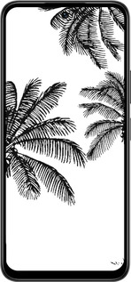 Силиконовый чехол Пальмы1 для Infinix Smart 10 PLus - 4634u-4108 изображение 