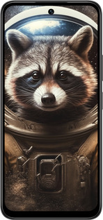 Силиконовый чехол Raccoon austronaut для Infinix Smart 10 PLus - 5581u-4108 изображение 