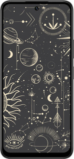 Силиконовый чехол Фаза луны для Infinix Smart 10 PLus - 5605u-4108 изображение 