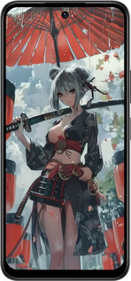 Силиконовый чехол Гейша-воин для Infinix Smart 10 PLus - 6124u-4108 изображение 