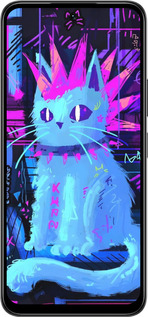 Силиконовый чехол Кот панк для Infinix Smart 10 PLus - 6311u-4108 изображение 