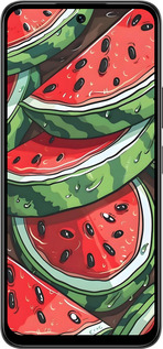 Силиконовый чехол Арбуз для Infinix Smart 10 PLus - 6315u-4108 изображение 