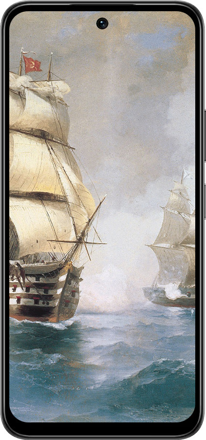 Силіконовий чехол Айвазовський. Кораблі для Infinix Smart 10 PLus - 160u-4108 изображение 