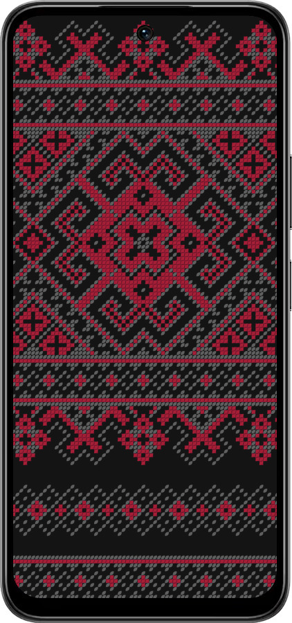 Силіконовий чехол Вишиванка 52 для Infinix Smart 10 PLus - 1763u-4108 изображение 