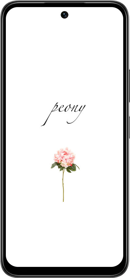 Силиконовый чехол Пион для Infinix Smart 10 PLus - 4366u-4108 изображение 