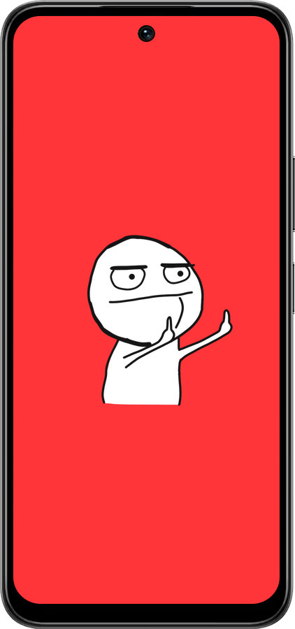 Силиконовый чехол Мем для Infinix Smart 10 PLus - 4578u-4108 изображение 