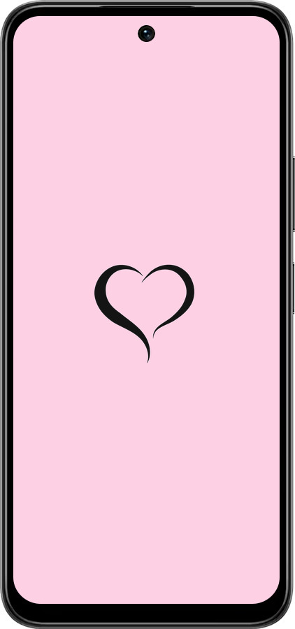 Силіконовий чехол Серце 1 для Infinix Smart 10 PLus - 4730u-4108 изображение 