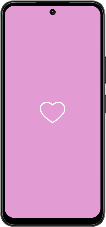 Силиконовый чехол Сердце 2 для Infinix Smart 10 PLus - 4863u-4108 изображение 