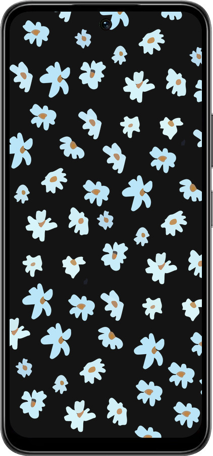 Силиконовый чехол Цветочный для Infinix Smart 10 PLus - 4900u-4108 изображение 