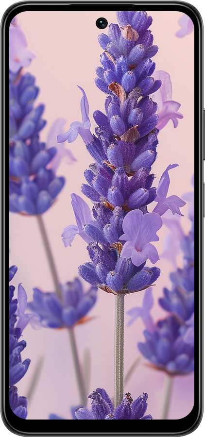 Силиконовый чехол Лаванда для Infinix Smart 10 PLus - 6037u-4108 изображение 