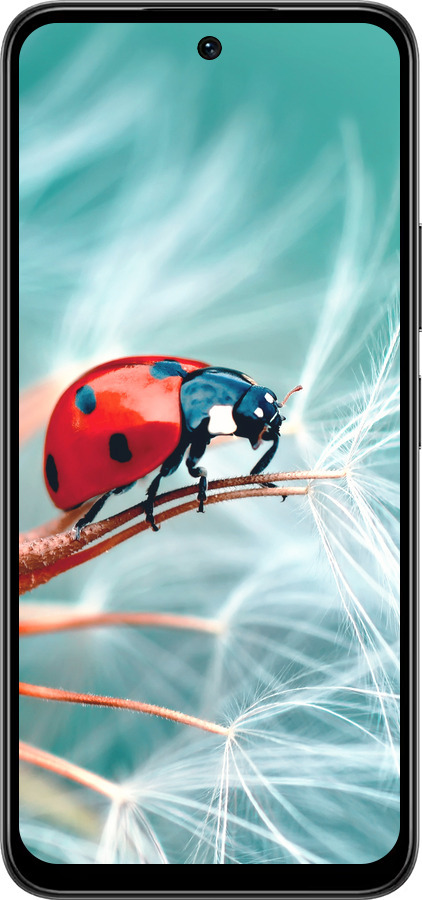 Силиконовый чехол Божья коровка для Infinix Smart 10 PLus - 6049u-4108 изображение 