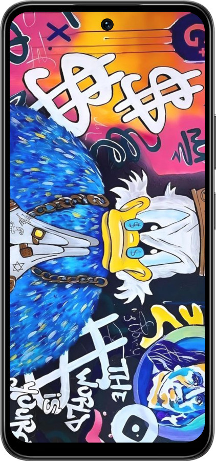 Силиконовый чехол Скрудж 2 для Infinix Smart 10 PLus - 6285u-4108 изображение 