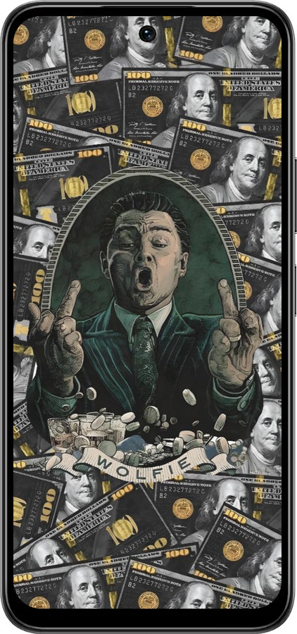 Силиконовый чехол Волк с валл стрит для Infinix Smart 10 PLus - 6287u-4108 изображение 