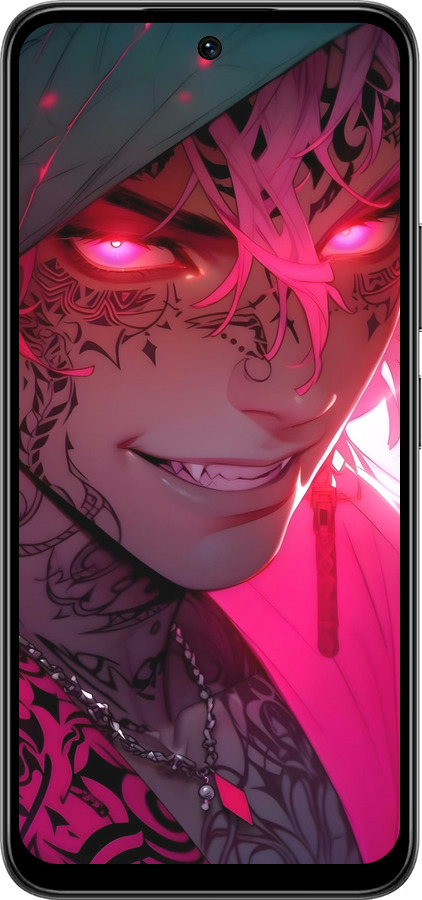 Силиконовый чехол Аниме демон 3 для Infinix Smart 10 PLus - 6313u-4108 изображение 