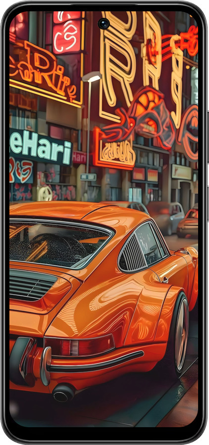 Силиконовый чехол Порше для Infinix Smart 10 PLus - 6334u-4108 изображение 