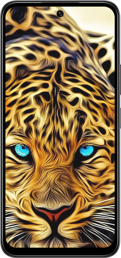 Силиконовый чехол Леопард для Infinix Smart 10 PLus - 6611u-4108 изображение 