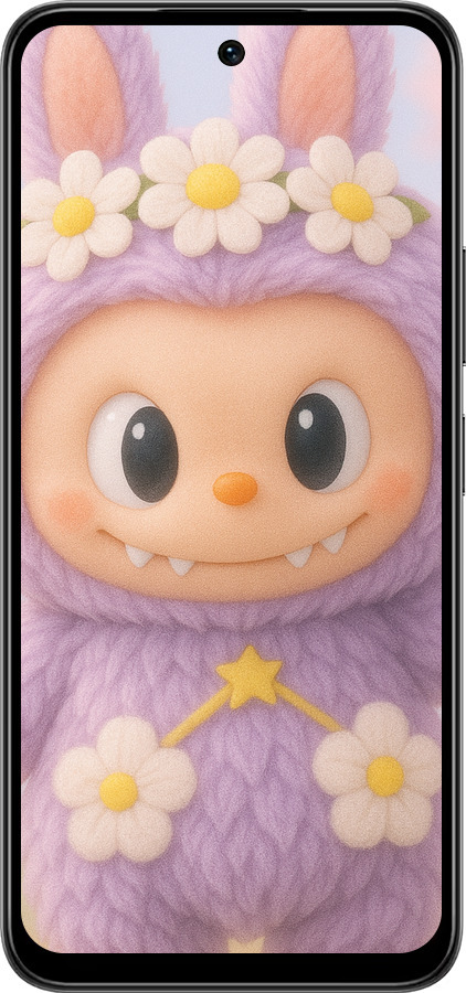 Силиконовый чехол Лабубу 1 для Infinix Smart 10 PLus - 6709u-4108 изображение 