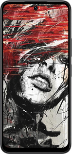 Силиконовый чехол Лицо девушки для Infinix Smart 10 - 1162u-4104 изображение 