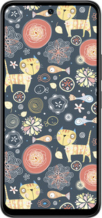 Силиконовый чехол Котята v4 для Infinix Smart 10 - 1224u-4104 изображение 