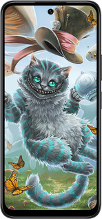 Силиконовый чехол Чеширский кот 2 для Infinix Smart 10 - 3993u-4104 изображение 