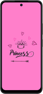 Силиконовый чехол Princess для Infinix Smart 10 - 4361u-4104 изображение 