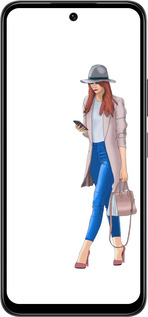 Силиконовый чехол Девушка 1 для Infinix Smart 10 - 4751u-4104 изображение 