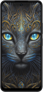 Силиконовый чехол Кошка для Infinix Smart 10 - 5548u-4104 изображение 