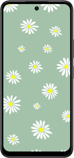 Силиконовый чехол Ромашки v4 для Infinix Smart 10 - 5603u-4104 изображение 