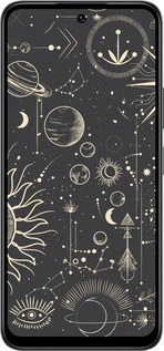 Силиконовый чехол Фаза луны для Infinix Smart 10 - 5605u-4104 изображение 