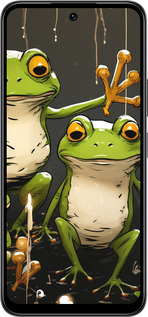 Силиконовый чехол Жабки 2 для Infinix Smart 10 - 5657u-4104 изображение 