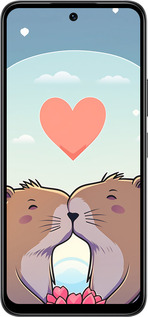 Силиконовый чехол Капибара любовь для Infinix Smart 10 - 6027u-4104 изображение 