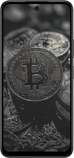 Силиконовый чехол Black Bitcoin для Infinix Smart 10 - 6090u-4104 изображение 