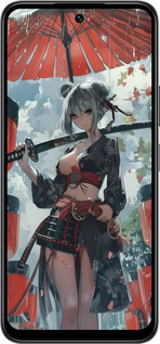 Силиконовый чехол Гейша-воин для Infinix Smart 10 - 6124u-4104 изображение 