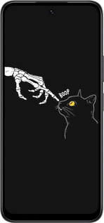 Силиконовый чехол Кошка для Infinix Smart 10 - 6505u-4104 изображение 