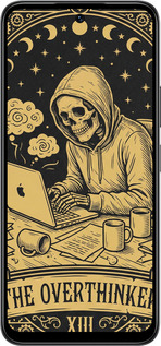 Силиконовый чехол The Overthinker для Infinix Smart 10 - 6774u-4104 изображение 