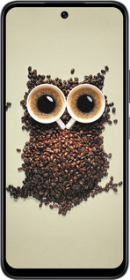 Силиконовый чехол Сова из кофе для Infinix Smart 10 - 777u-4104 изображение 