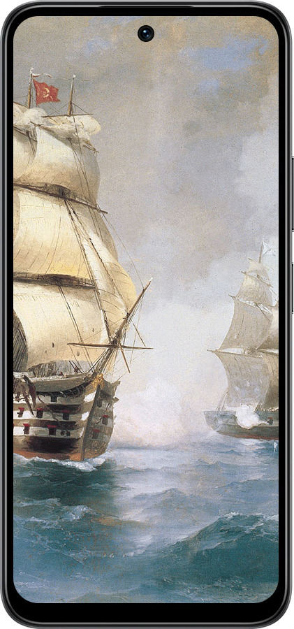 Силиконовый чехол Айвазовский. Корабли для Infinix Smart 10 - 160u-4104 изображение 