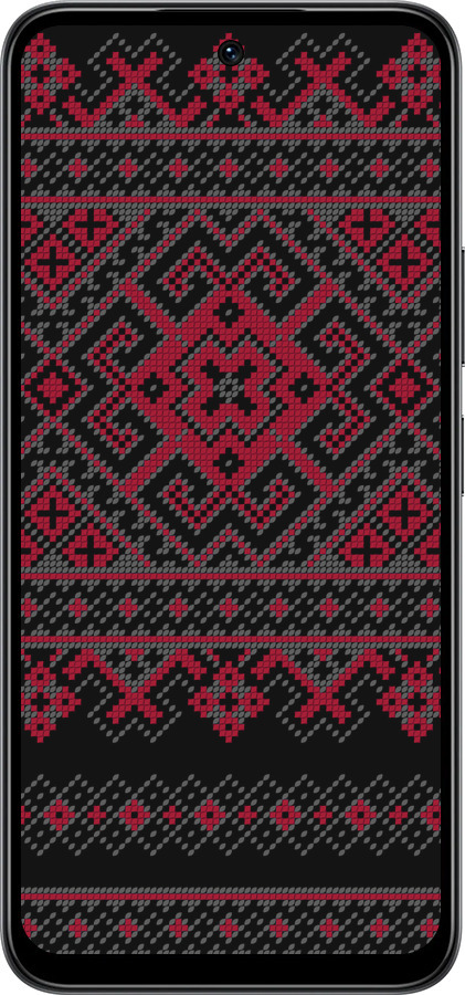 Силиконовый чехол Вышиванка 52 для Infinix Smart 10 - 1763u-4104 изображение 