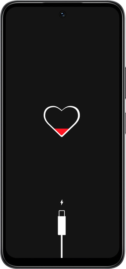 Силиконовый чехол Подзарядка сердца для Infinix Smart 10 - 4274u-4104 изображение 